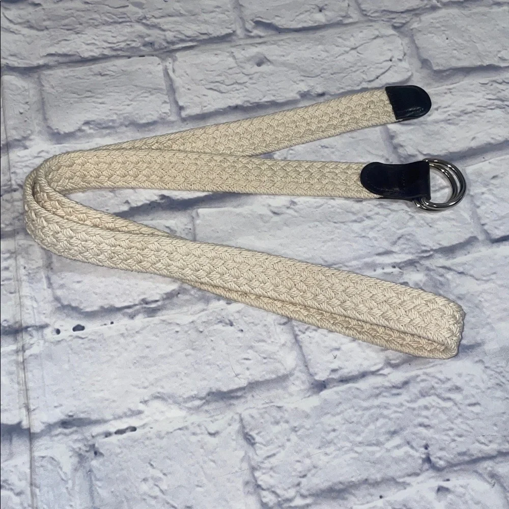 Bonobos Braided D-Ring Belt with Brown Leather Accents